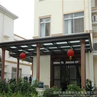 阳江市钢结构雨棚制造安装 户外玻璃阳光雨棚与学校雨棚制作选材指南